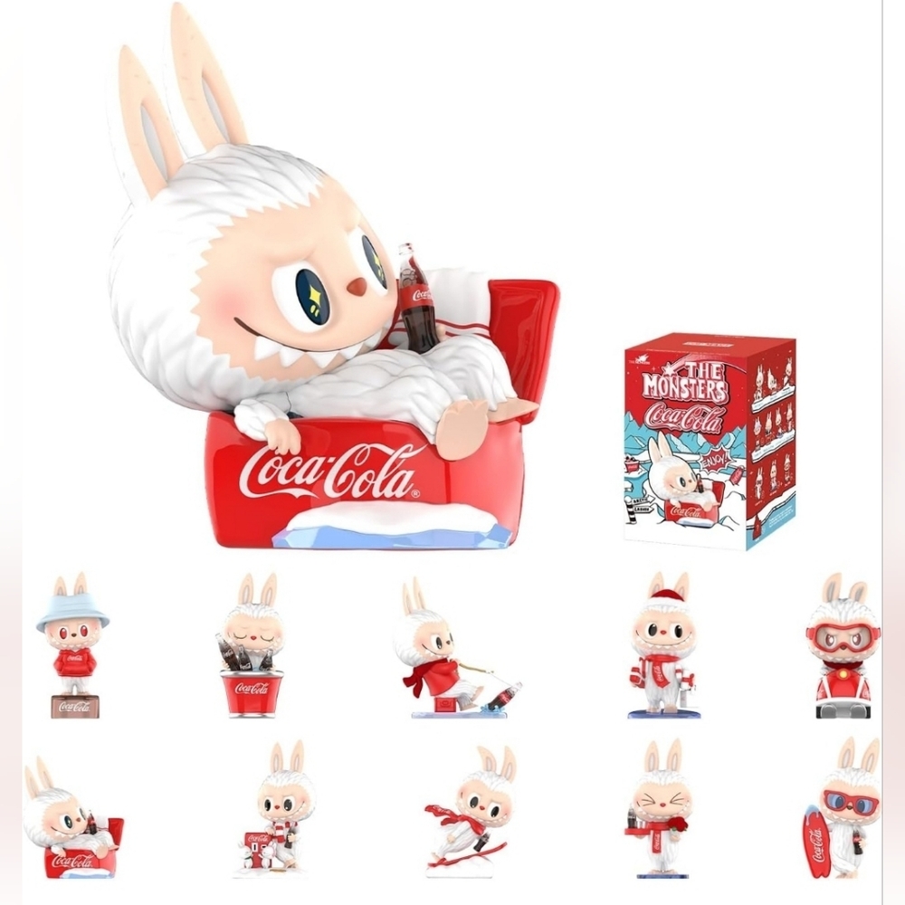 NIB Pop Mart THE MONSTERS COCA COLA Series Figure Blind Box - Picture 2 of 8